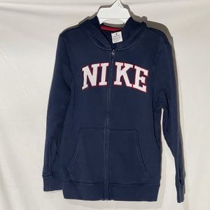 Nike Boys 10-12 Navy Hoodie